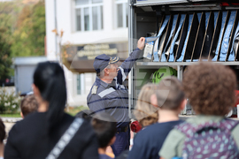 Благоевград - пожарна безопасност - демонстрация