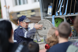 Благоевград - пожарна безопасност - демонстрация