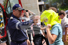 Благоевград - пожарна безопасност - демонстрация