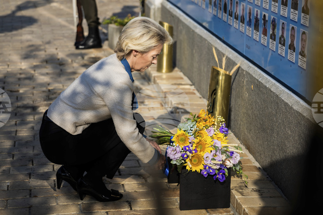 Председателката на ЕК ще пътува за Украйна, за да отбележи четвъртата годишнина от началото на войната с Русия