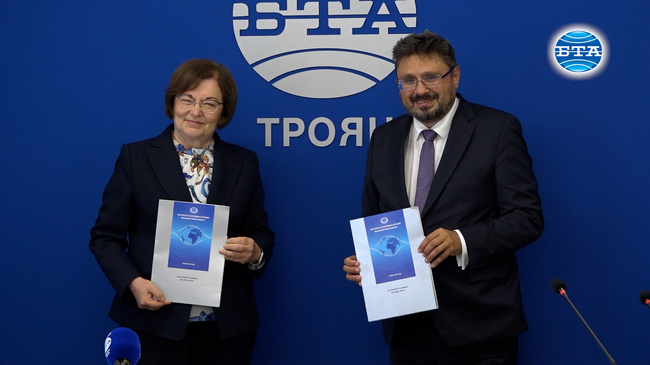 БТА и Община Троян подписаха договор за медийно партньорство