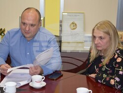 Работна среща в Община Видин със зам.-министър Петър Димитров за минералните извори