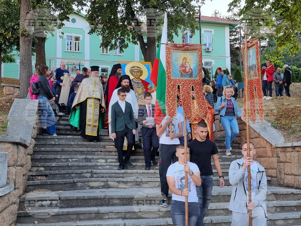 Белоградчик - патриарх Даниил - нов храм-паметник - първа копка