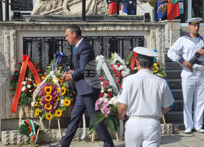 Бургас - Ден на независимостта - заупокойна молитва