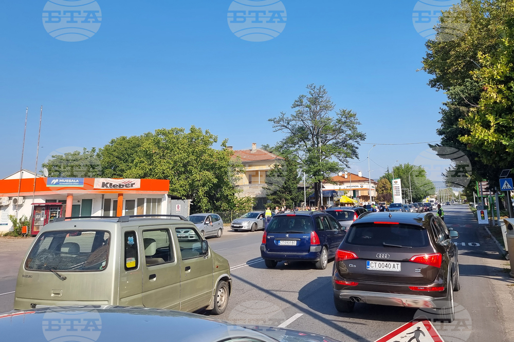 Стара Загора - протест - обезопасяване на пешеходна пътека