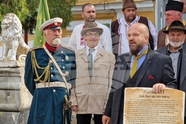 Шумен - Историческа картина за пресъздаване на ключови събития от 22 септември 1908 година