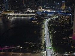 Singapore F1 GP Auto Racing