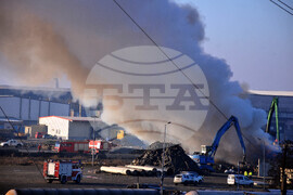 Бургас - пристанище - пожар