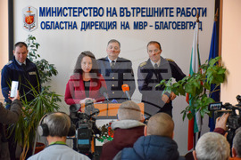 Благоевград - полиция - брифинг