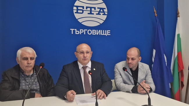 Представяне на листа с кандидати за народни представители на ПП "Възраждане" за 28-ми МИР - Търговище 