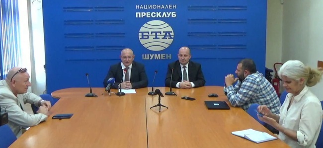 Пресконференция на политическа партия "Възраждане" в Шумен за представяне на листата на "Възраждане" за предстоящите пармалентарни избори