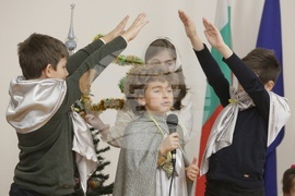 Румен Радев - училище - посещение