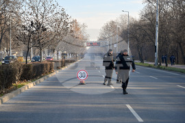 Пловдив - практически занятия на пловдивската полиция и жандармерия