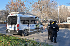 Пловдив - практически занятия на пловдивската полиция и жандармерия