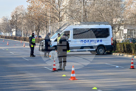 Пловдив - практически занятия на пловдивската полиция и жандармерия