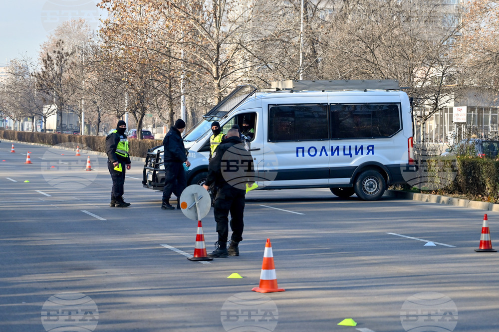 Пловдив - практически занятия на пловдивската полиция и жандармерия