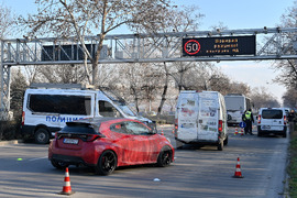 Пловдив - практически занятия на пловдивската полиция и жандармерия