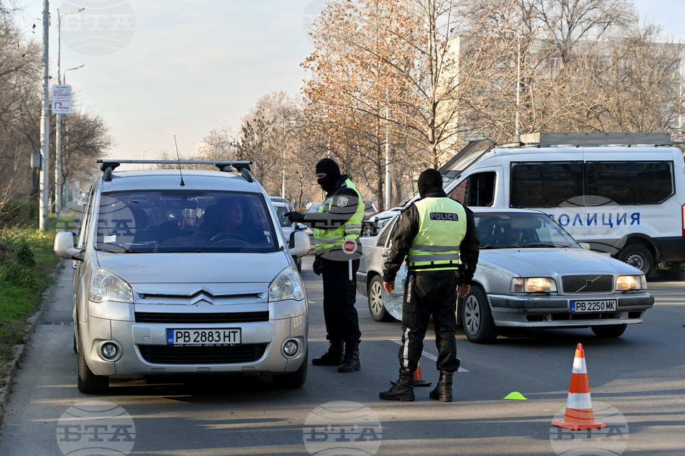 Пловдив - практически занятия на пловдивската полиция и жандармерия