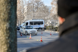 Пловдив - практически занятия на пловдивската полиция и жандармерия