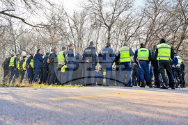 Пловдив - практически занятия на пловдивската полиция и жандармерия