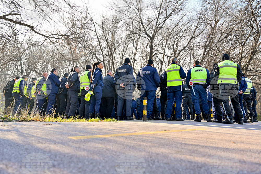 Пловдив - практически занятия на пловдивската полиция и жандармерия