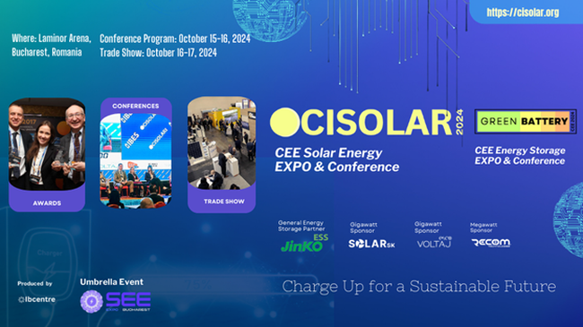 Solar Academy е партньор на водещото събитие за ВЕИ – CISOLAR 2024