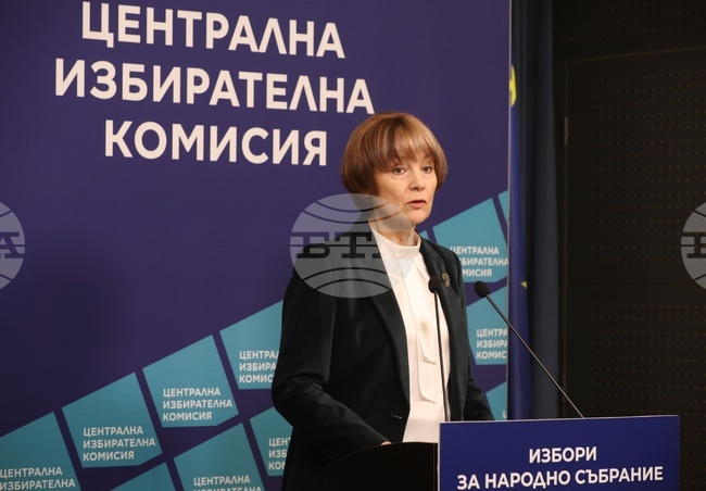 Централна избирателна комисия - брифинг - Росица Матева
