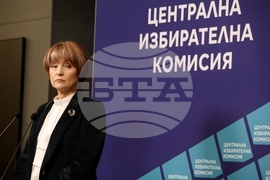 Централна избирателна комисия - брифинг - Росица Матева