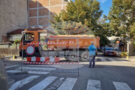 Бургас - улица - ремонт