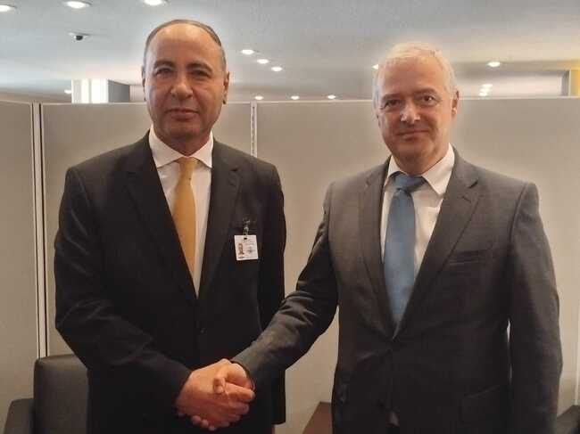 Министерство на външните работи: Срещa на министърa на външните работи на Република България Иван Кондов с министъра на външните работи и международното сътрудничество на Държавата Либия Тахер Ал-Баур