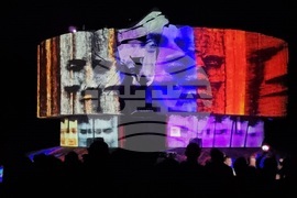 Бургас - откриване на фестивала "Вода" с 3D мапинг върху Пантеона