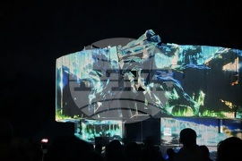 Бургас - откриване на фестивала "Вода" с 3D мапинг върху Пантеона