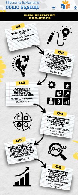  Europe in the Balkans Common Future - Implemented projects