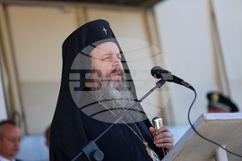 Благоевград - KFOR - формирование - посрещане - Неврокопски митрополит Серафим