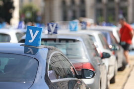 Демонстрация против промените в наредбата за обучение на шофьори