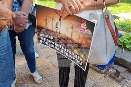 Добрич - ветроенергийни паркове - земеделски земи - протест