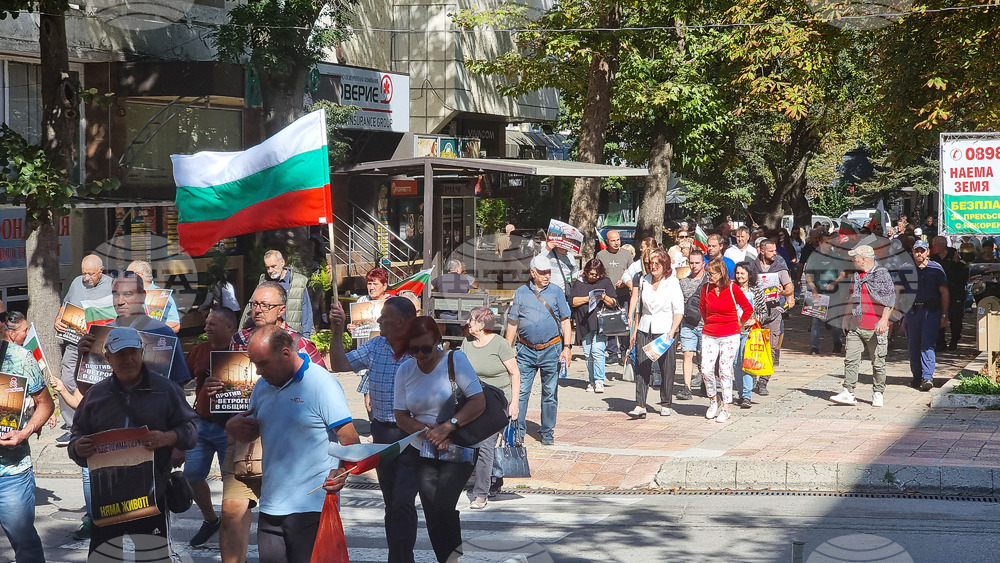 Добрич - ветроенергийни паркове - земеделски земи - протест
