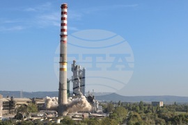 Девня - комин взривяване