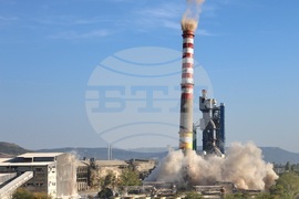 Девня - комин взривяване