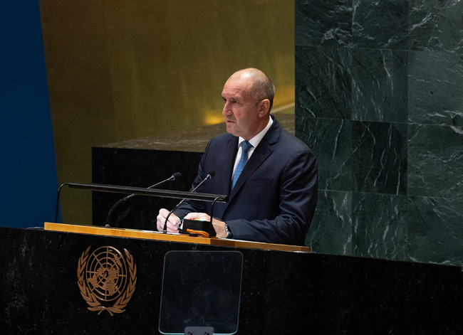 Румен Радев: Застрашаването на международния мир и сигурност подкопава развитието и правовия ред в глобален план