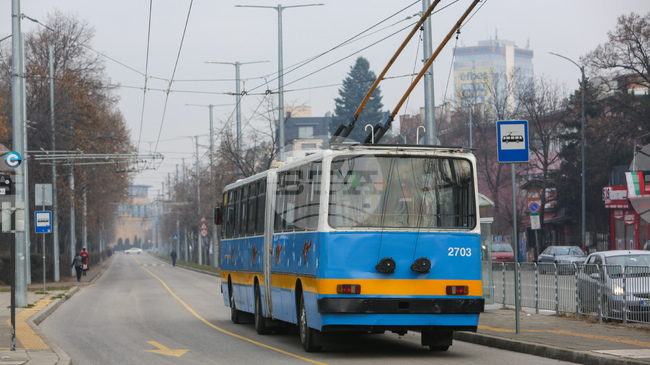 Два реставрирани тролейбуса ще бъдат пуснати в движение в София по повод 85 години тролейбусен транспорт