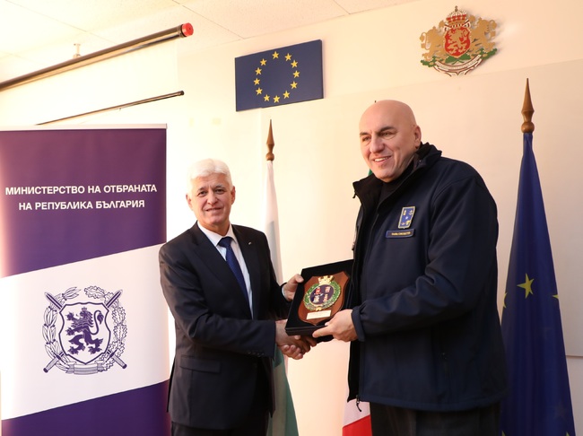 Министърът на отбраната Димитър Стоянов: За нас Италия е стратегически партньор в ЕС и съюзник в Алианса