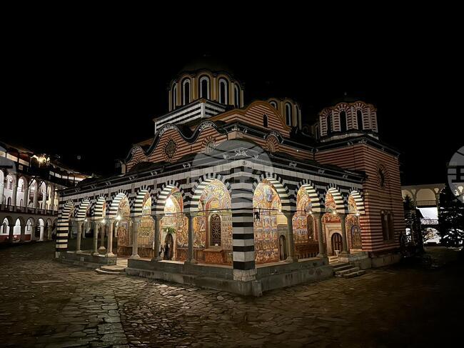 Рилски манастир - Бъдни вечер