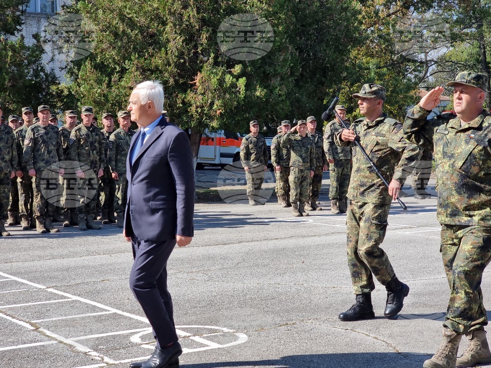 Ямбол - тържествена церемония - военнослужещи - посрещане