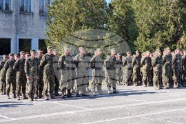 Ямбол - тържествена церемония - военнослужещи - посрещане