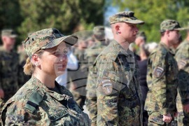 Ямбол - тържествена церемония - военнослужещи - посрещане
