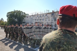 Ямбол - тържествена церемония - военнослужещи - посрещане