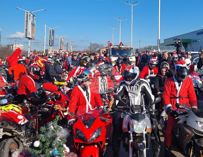 В Плевен започна благотворителната кампания "Мото Коледа", организирана от общността на мотористите