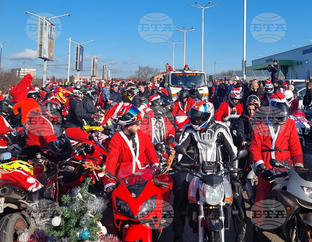 Плевен - Мото Коледа - шествие