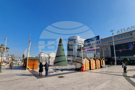 Република Северна Македония - централен площад в Скопие